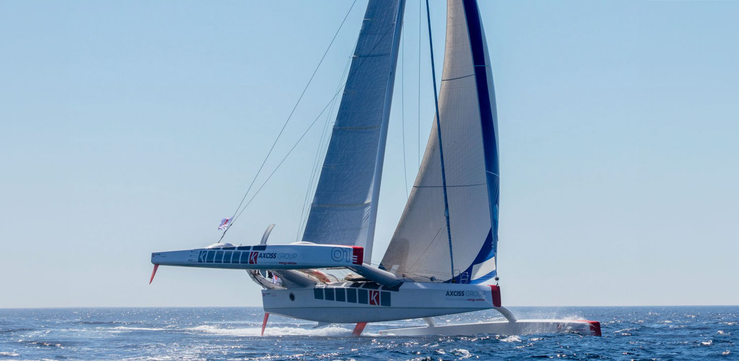 MOD 70 Trimaran High Performance Racing Yacht