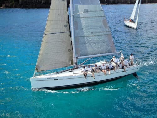 Passage from Menorca to Ibiza on Emily of Cowes - Elan 450