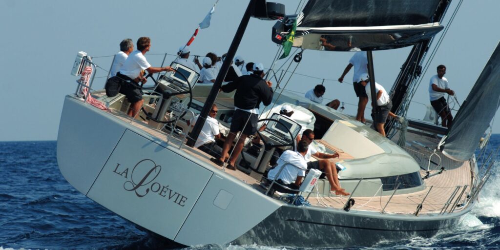 Swan 76 - La Loévie - under sail