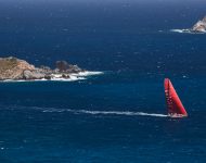 Sailing Poland VOR 65 St Maarten Regatta Aerial Photo